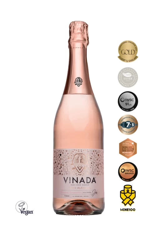 VINADA® - TINTELING TEMPRANILLO ROSÉ (0%) 750 ML